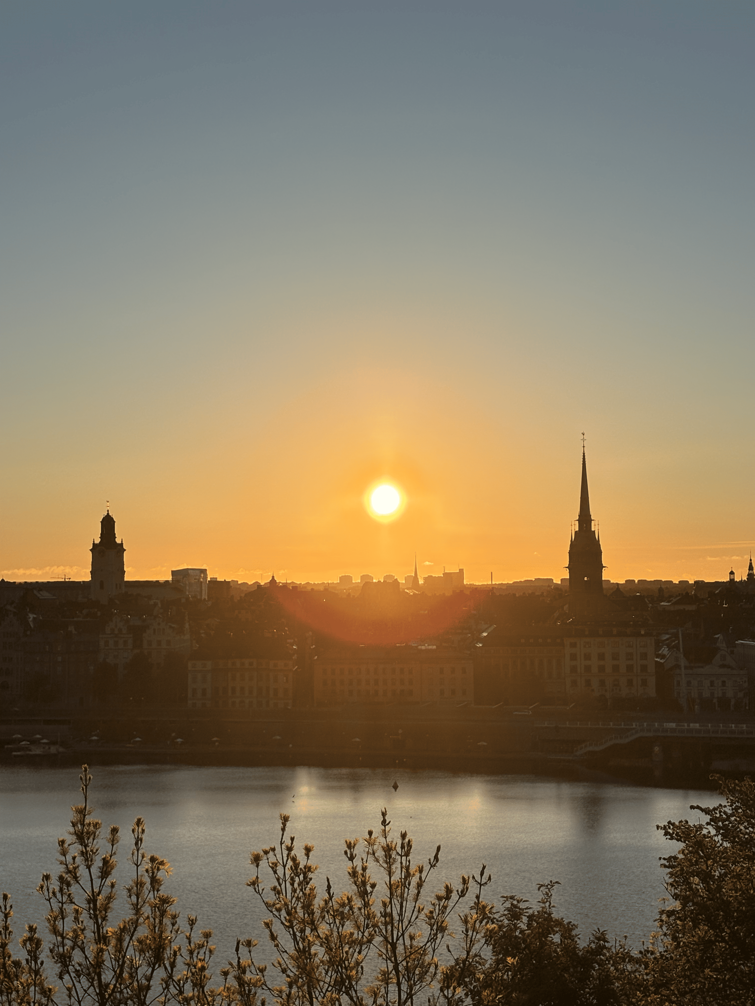 Sunrise over Stockholm